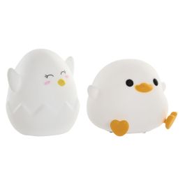 Decoracion Luminosa Baby DKD Home Decor Blanco Amarillo 10 x 9 x 12 cm (6 Unidades) Precio: 51.98999982. SKU: B192MC2M7M