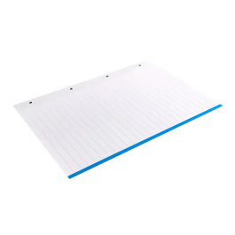 Liderpapel Recambio A4 100 Hojas 100gr Rayado Horizontal 4 Taladros Bandas de 5 Colores