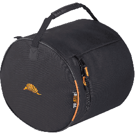 TOBAGO AP2418T Funda para Bombo de 24x18" Negro en Poliéster 600D con Acolchado y Forro Interior Nylon 300D, Asa Robusta y Cremallera