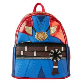 Loungefly Mochila mini Marvel Doctor Extraño, cuero vegano, detalles metálicos y purpurina, 22.5x26.25x11.25cm Precio: 52.5000003. SKU: B1D9BN4EN4