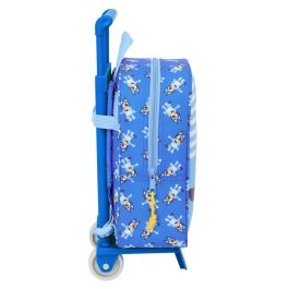Safta 232 805 Mochila Escolar Infantil con Carro Bluey "Let's Play" Edad 3+ Años 22x27x10 cm