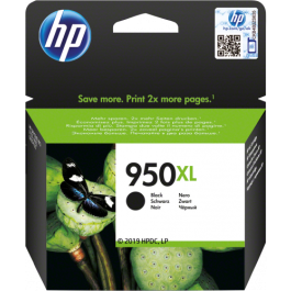 HP CN045AE Cartucho de tinta Ink-jet 950XL negro original, alta capacidad 2300 páginas Precio: 66.50000038. SKU: S5600471