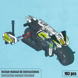 Juego construccion moto policia retrofriccion 193 piezas. 7x19x9 cm Juego construccion moto policia retrofriccion 193 piezas. 7x19x9 cm