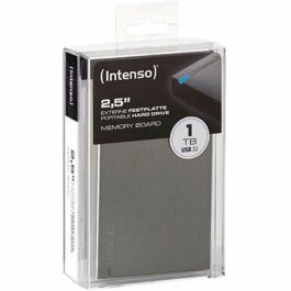 Intenso Disco duro externo portátil 1 TB, 2.5 pulgadas, Antracita, carcasa de aluminio de alta calidad