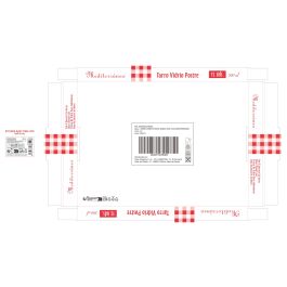 Inde Tarro de Vidrio para Postre con Tapa de Plástico Mediterráneo, 200 ml (24 Unidades)