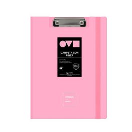 Grafoplás 1550953 Carpeta A4 con Pinza Superior Unequal Minimal de Polyfoam Rosa, Cierre con Goma Plana, Apertura 360º Precio: 11.49999972. SKU: B1ETWM4WJB