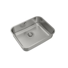 Fregadero de Un Seno Teka BE5040 MAX Plateado Fregadero de Un Seno Teka BE5040 MAX Plateado
