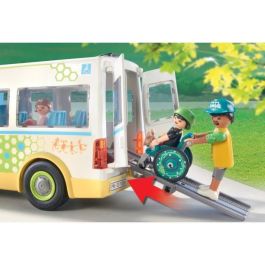 Playmobil 71329 Autobús Escolar City Life para el Colegio - Set de Juego del Mundo Escolar con Tema Amor por Aprender