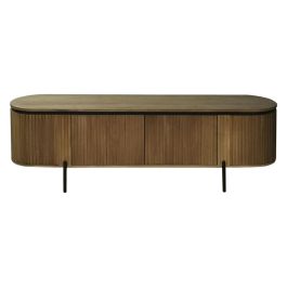 Mueble Tv Balines DKD Home Decor Natural Negro 40 x 55 x 180 cm Mueble Tv Balines DKD Home Decor Natural Negro 40 x 55 x 180 cm