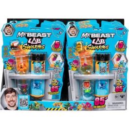 Mrbeast Lab MRB0630996247464 - Pack de 5 minifiguras Swarms Atomic - A partir de 5 años