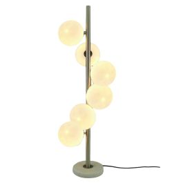 DKD Home Decor Lámpara Pie Moderno 20 x 81 x 20 cm Mármol Cristal