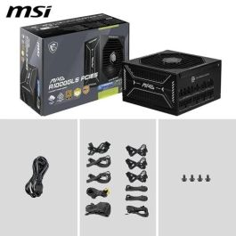 MSI 306-7ZP1B21-CE0 Fuente Alimentación MAG A1000GLS PCIE5 1000W 80 PLUS Gold Modular ATX, Ventilador 135mm