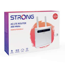 Strong 4GROUTER300V2 Router de telefonía/puerta de enlace/módem Router de red móvil 300 Mbit/s Blanco