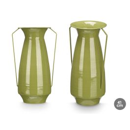Giftdecor Jarrón Cónico 41 cm Verde - Metal (Hierro) (4 Unidades) Precio: 93.49999967. SKU: B1G27EKQRG