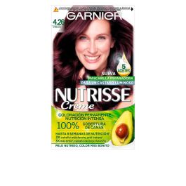 Garnier Nutrisse Creme Coloración Permanente 100% Cobertura #4.26-Violeta 3 Unidades