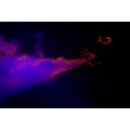 Algamlight Máquina de Humo 1500W para Fiestas, Eventos y Escenarios, Capacidad 5L, Caudal 850m³/min con Mando Inalámbrico