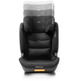 Babyauto BAB8435593701881 Silla de coche Grupo 2/3 I-Size 100-150 cm Isofix Negro con 11 posiciones de altura del reposacabezas