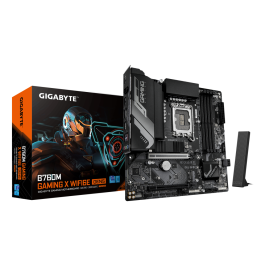 GIGABYTE B760M GAMING X WIFI6E GEN5 Intel B760 Placa Base micro ATX LGA 1700 DDR5 Wi-Fi 6E para Intel 12ª/13ª/14ª Gen Precio: 157.49999969. SKU: B134WM8FFS