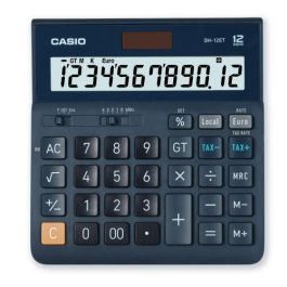 Casio Calculadora De Oficina Sobremesa DH-12ET 12 Dígitos Azul