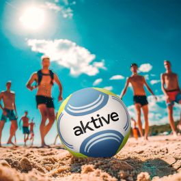 Balón de Fútbol Aktive Talla 5 22 x 22 x 22 cm 12 Unidades