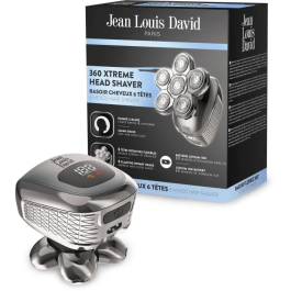 Jean Louis David JLD 360 XTREME HEAD SHAVER Maquinilla de Afeitar, 6 Cabezales Giratorios, 60 Min de Duración de la Batería Precio: 71.88999983. SKU: B1HVZ3AAWZ