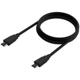 Cable USB 3.2 Tipo-C Aisens A107-0701 20GBPS 5A 100W/ USB Tipo-C Macho - USB Tipo-C Macho/ Hasta 100W/ 2500Mbps/ 60cm/ Negro Cable USB 3.2 Tipo-C Aisens A107-0701 20GBPS 5A 100W/ USB Tipo-C Macho - USB Tipo-C Macho/ Hasta 100W/ 2500Mbps/ 60cm/ Negro