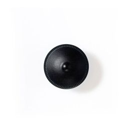 Rei Pomo Redondo para Mueble Zamak Negro Mate Mod. 3121 Ø30mm Blister 4 Unidades