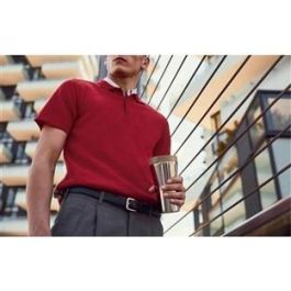 Alessi GIA24 BR CAFFA Taza de Viaje Térmica de Acero Inoxidable 18/10