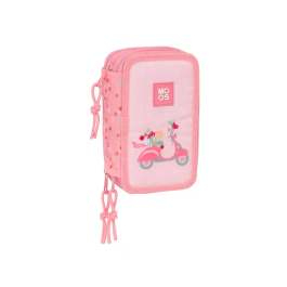 Estuche Escolar con Accesorios Moos Passion Multicolor 12,5 x 19,5 x 5,5 cm 37 Piezas Precio: 11.49999972. SKU: B1JC634PY3
