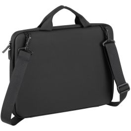 Rivacase 5116 - Funda Antishock rígida para Portátil/Chromebook/MacBook 11.6"-14" Negro, Asa y Correa Hombro