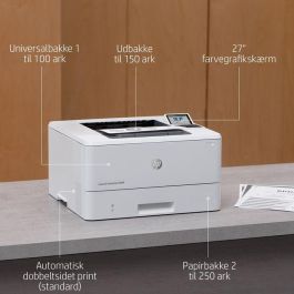 HP 3PZ15A Impresora Láser Monocromo LaserJet Enterprise M406DN | Dúplex Automático, Ethernet, 40 ppm, Seguridad Avanzada HP 3PZ15A Impresora Láser Monocromo LaserJet Enterprise M406DN | Dúplex Automático, Ethernet, 40 ppm, Seguridad Avanzada