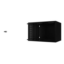 Lanview by Logon Rack Cabinet 19" 7U 535x400x350mm SOHO para Montaje en Pared, Puerta de Cristal Templado