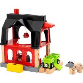 Animal Barn - Accesorio para el circuito de tren de madera -7312350360127 - Brio World