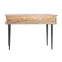 Consola DKD Home Decor Natural Negro Metal Madera de mango