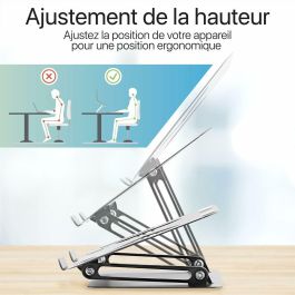 TNB Soporte plegable de aluminio para notebook iClick TNB Soporte plegable de aluminio para notebook iClick Precio: 32.49999984. SKU: B194M2HPG6