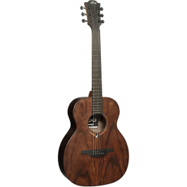 LAG Guitarra Acústica Travel Sauvage Natural Satinado Brankowood Eucalipto 600mm