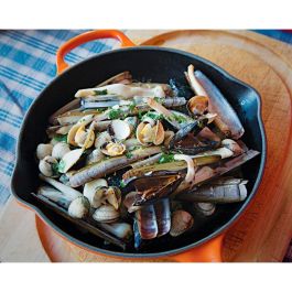 Le Creuset Sartén para Asar y Servir de Hierro Fundido Rojo Horno 23 cm