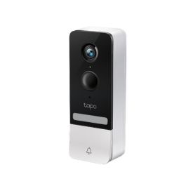 Tp - link Timbre Inteligente Tapo D230S1, 2K 5MP, Audio Bidireccional, Detección de Movimiento, Compatible con Google Assistant y Amazon Alexa
