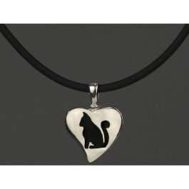 Colgante Mujer Pet Zen 15 X 16 MM Negro Plateado