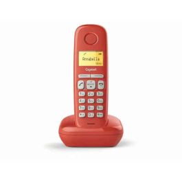 Gigaset A170 Teléfono Fijo Inalámbrico Rojo con Lista de Llamadas, Agenda 50 Contactos y Pantalla Iluminada Precio: 23.94999948. SKU: S0434872