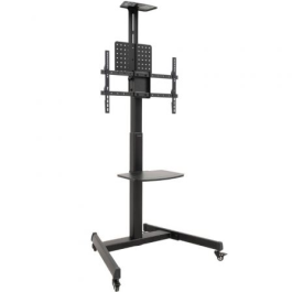 TooQ FS1184M-B Soporte de Suelo con Ruedas Inclinable y Giratorio para TV 37-70" hasta 70kg VESA 600x400 Negro, con bandejas Precio: 136.79000027. SKU: B1JMTLD4QT