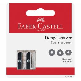 FABER-CASTELL Sacapuntas Doble Metálico para Lápices - Blíster Precio: 13.50000025. SKU: B1AC8QY6KS