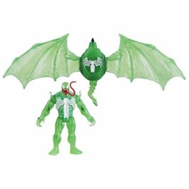 Hasbro HAS5010996194619 Set Green Symbiote Hydro-Wings, figura 10 cm con vehículo, juguete superhéroes para niños +4 años