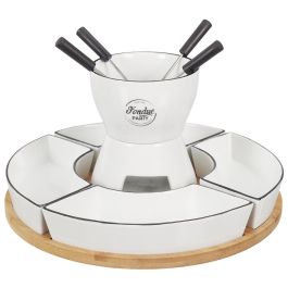Cook Concept Fondue Bistrot para 4 personas con 4 pinchos, 4 bols y bandeja de bambú Precio: 28.58999979. SKU: B15AV2TR5Z
