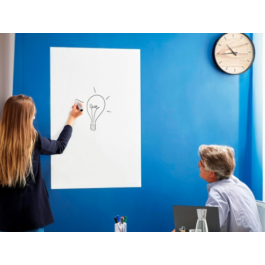 BIC Rollo Adhesivo Cubierta Barniz 870493 100x67 cm Blanco