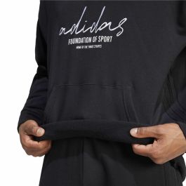 Sudadera con Capucha Hombre Adidas Brand Love French Terry Negro