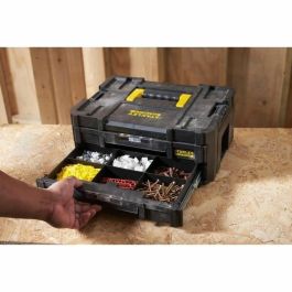 Stanley FMST1-71971 Maletín Tstak-Fatmax de gran volumen con portaherramientas, 23 l, 44 x 33,17 x 32,61 cm