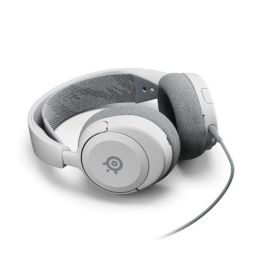 SteelSeries Arctis Nova 1P Auriculares Diadema Gaming Blanco 61612 con Micrófono Cancelación Ruido Jack 3.5mm Multiplataforma Alámbrico Supraurales Juego