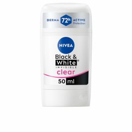 Nivea Black & White Invisible desodorante stick 50 ml – 72h protección antitranspirante antimanchas ropa negra y blanca