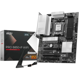 MSI Placa Base PRO B850-P WiFi, 911-7E56-008, AMD AM5 B850, 4 DDR5 256GB, Wi-Fi 7, ATX Precio: 202.69000037. SKU: B1639N8GBK